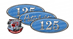 Unit 125 Baby Blue Peterbilt Emblem Skins