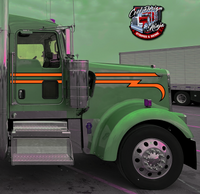 Crescent Hook Seminole Daycab Kenworth Stripe