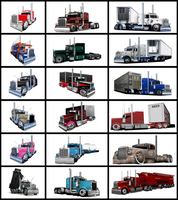 Full Custom Vector Truck Design Slot