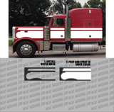 Seminole Stripe Peterbilt Paint Mask Kit