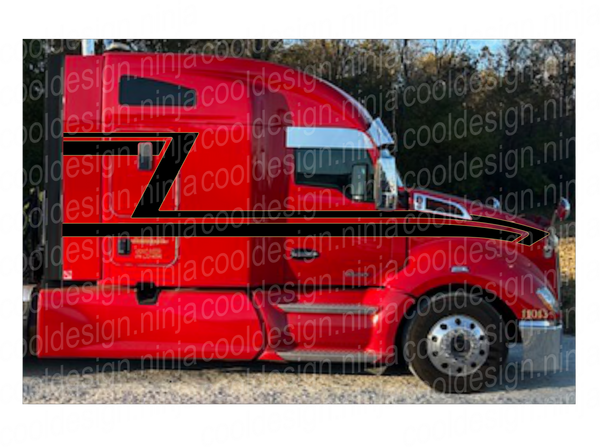 70s Overshadow KW T680 Stripe Kit