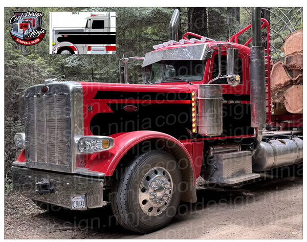 AnK Seminole Peterbilt Stripe Kit