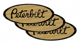 Antique Gold Peterbilt Emblem Skins