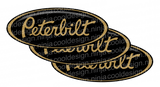 Antique Gold Peterbilt Emblem Skins