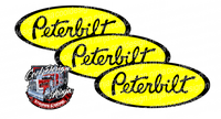 Black and Yellow Peterbilt Emblem Skins