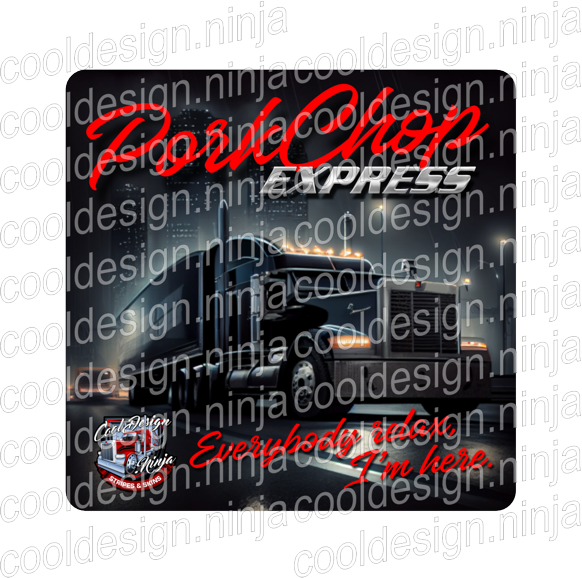 Pork Chop Express - Dumb Beer Fridge Decal