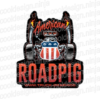 American Roadpig - Dumb Beer Fridge Decal