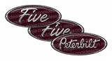 Dark Cherry Unit Five Peterbilt Emblem Skins
