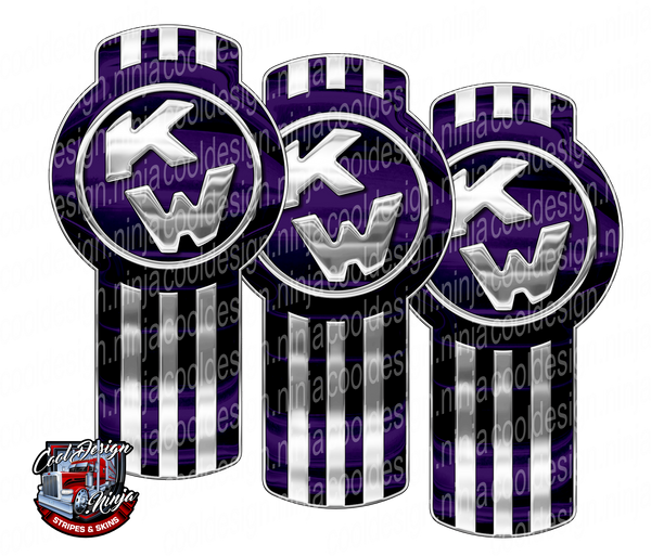 Dark Purple Kenworth Emblem Skin