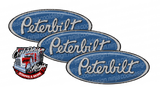 Dark Blue Black and Grey Peterbilt Emblem Skins