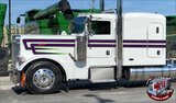 Green and Purple 379/389 Double Cees Peterbilt Stripe Kit