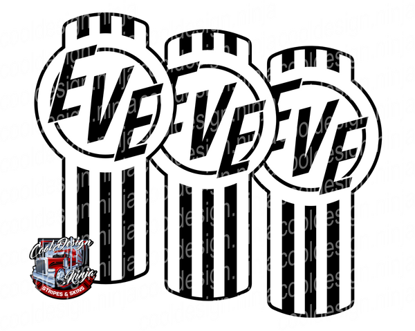 EVE Black and White Kenworth Emblem Skins