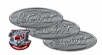 Grey Peterbilt Emblem Skins