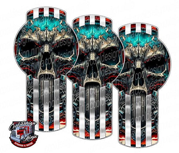 Motor Skull Kenworth Emblem Skin