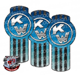 HB Blue Fade Kenworth Emblem Skins