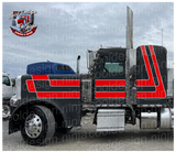 Fat Lincoln Chicago Skyhook Peterbilt Stripe Kit