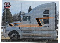 Double Z Slip Stream Western Star 5700EX Peterbilt Stripe Kit