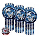 Blue and Silver Kenworth Emblem Skins