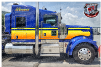 Levesque Kenworth W9 Seminole Stripe