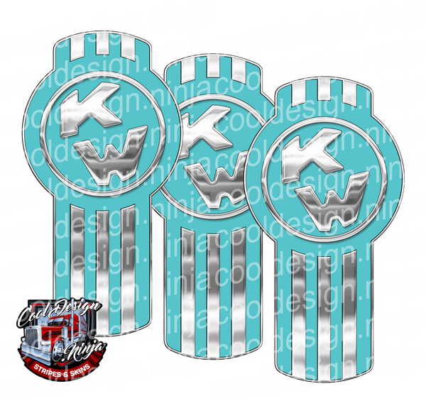 Menace Blue Kenworth Emblem Skin