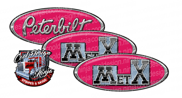 MetX Peterbilt Emblem Skins
