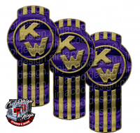 Purple and Gold Kenworth Emblem Skin