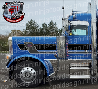 Slip Stream Peterbilt Stripe Kit