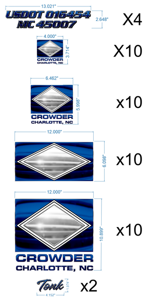 FN Cottonmouth Crowder 2025 Decal Kit