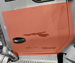Silver Metallic Door Skins T680