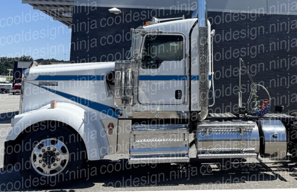 Endless Highwedge Kenworth W9 Daycab Stripe Kit