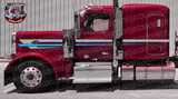 Wedge Overhook Stripe 589 Peterbilt Kit