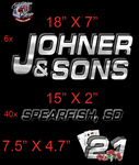 Johner and Sons Lettering and Number Kits