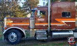 389 Peterbilt Dark Chrome Flying V Stripe Kits