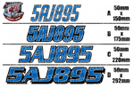 Custom Snowmobile Registration Numbers