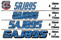 Custom Snowmobile Registration Numbers