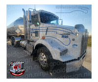 Kenworth T800 Daycab Seminole Stripe Kit