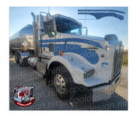 Kenworth T800 Daycab Seminole Stripe Kit