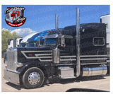 Silver Surf Underhook Peterbilt Stripe Kit