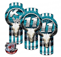 Teal Bull Skull Unit 11 Kenworth Emblem Skins