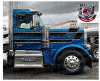 Wallis Chicago Daycab 589 Peterbilt Stripe Kit