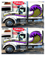 Purple Wave Peterbilt 567 Stripe