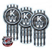 Carbon Fiber Highlight Kenworth Emblem Skin