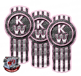 Carbon Fiber Highlight Kenworth Emblem Skin