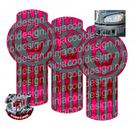 Business in the Grey and Party in the Pink Kenworth Emblem Skins