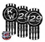 Classic Black Unit 129 Kenworth Emblem Skins