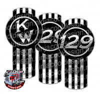 Classic Black Unit 129 Kenworth Emblem Skins