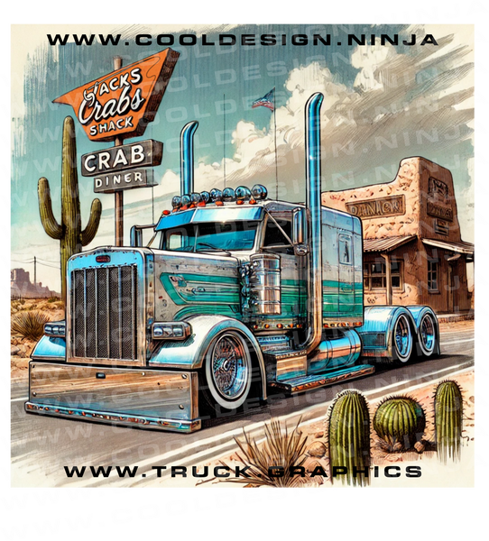 Jacks Crabs Shack - 24in x 24in