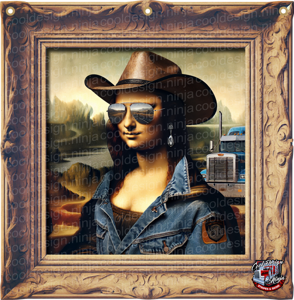 Mona Lisa Overdrive Banner - 24in