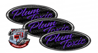 Plum Toxic Peterbilt Emblem Skins