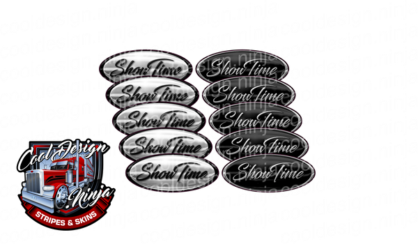 Small ShowTime Decals